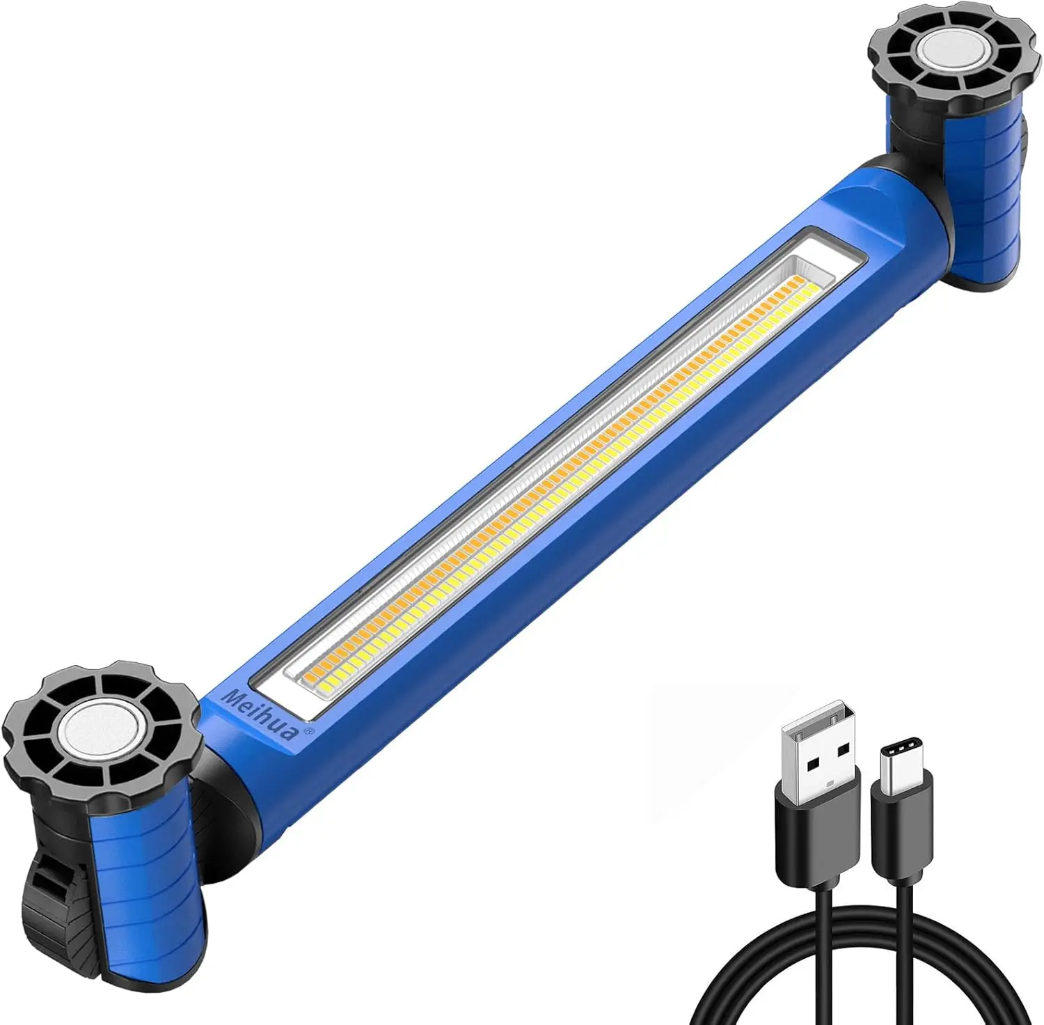 

Work Light for Mechanic, 3000LM Bright LED Work Lights, 5000mAh Rechargeable Underhood Work Light Bar with Hooks, Magnetic