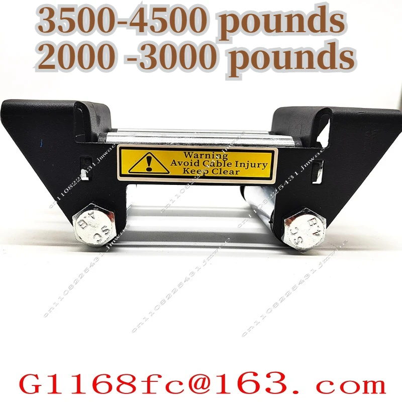 3500-4500 pounds 2000 -3000 pounds Professional Boutique Winch Roller Guide Car Row Galvanized Rope Guide