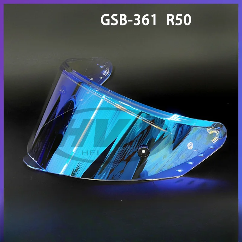 

Helmet Visor Lens for GSB S361 Full Face Helmet R50 Day and Night Anti-fog Sunscreen Plating