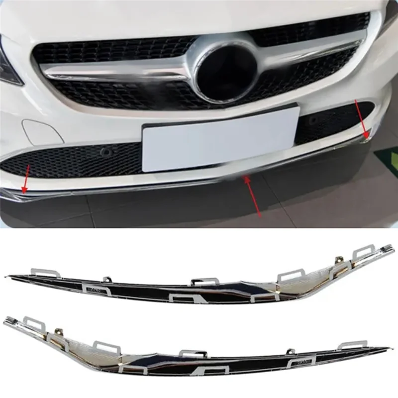 

Car Bumper Trim Strip A1178855100 A1178855000 For Mercedes-Benz W117 C117 CLA-Class 2017-2019 Bumper Lip Side Trim