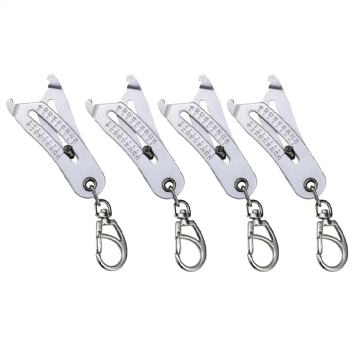 POPULAR-Portable Thread Size Check Keychain - Bolt Size Finder Keychain, Portable Keychain