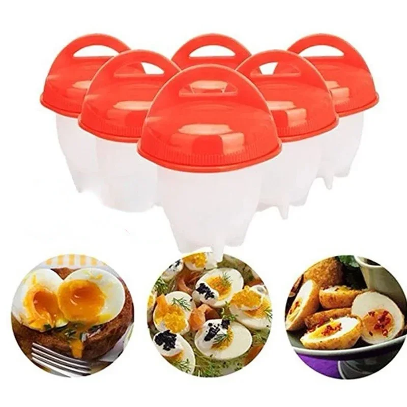 2/1pcs BPA Free Silicone Egg Boiler Steamer Non-stick Silicone Egg Cook Cups Fast Egg Poacher for Breakfast Kitchen Cooking Tool