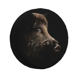 Custom Wild Boar Spare Wheel Tire Cover for Prado Pajero Wrangler Jeep RV SUV 4WD 4x4 Vehicle Accessories 14