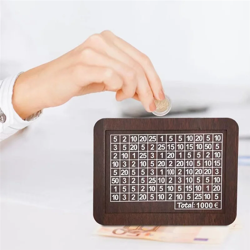 

【Berserkk】Деревянная копилка, подарок на день рождения, коробка для монет, деревянные поделки, украшения, украшения