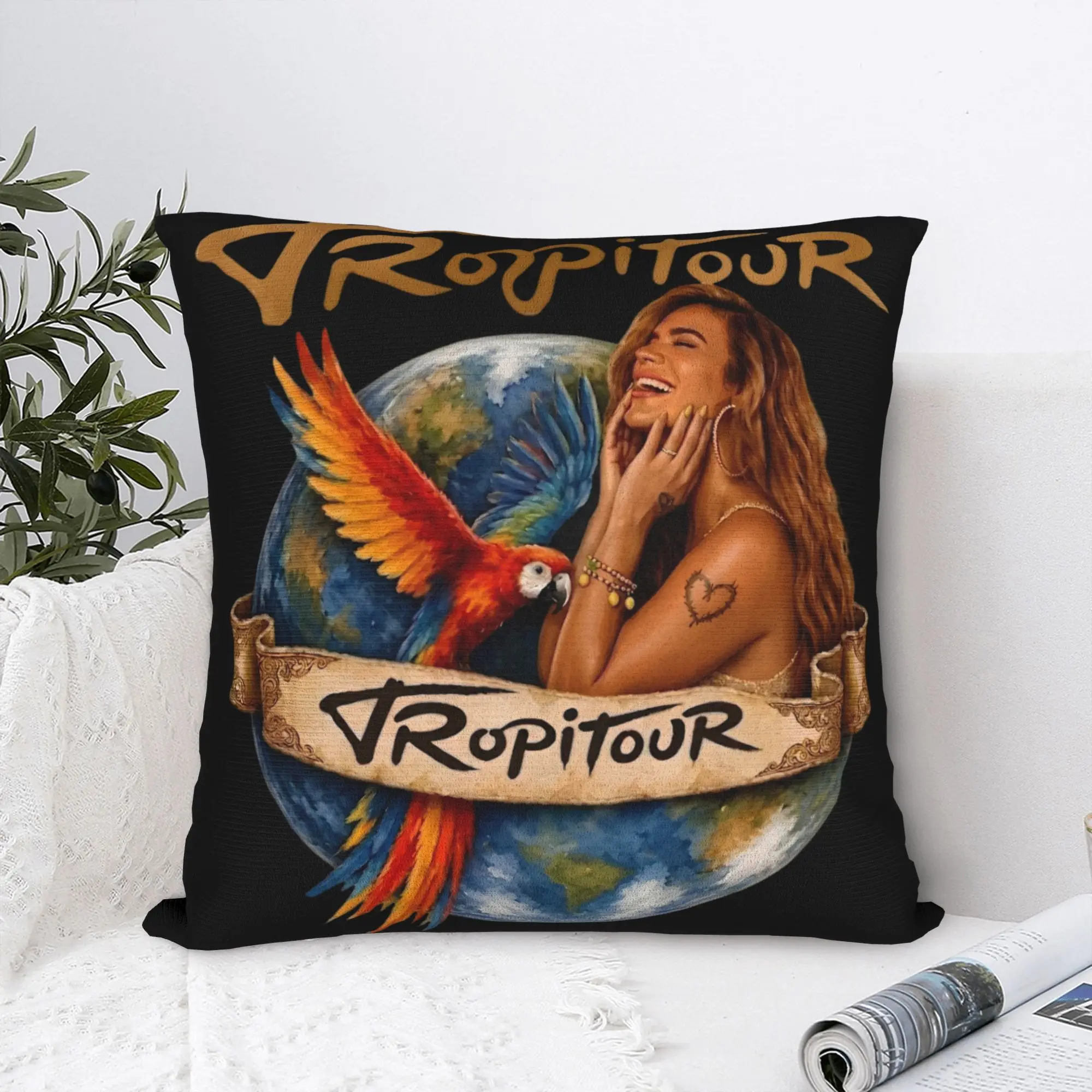 New Style Home No Me Arrepiento De Sentir Tanto Karols G NMADST  Decorations Pillowcases Pillow Cover Square Multi Size