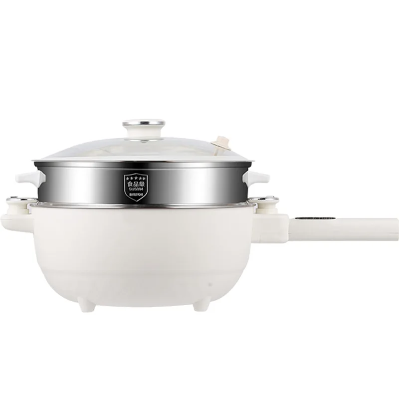 

Electric wok, stir fry, integrated, household, multi-functional, stainless steel, non-stick