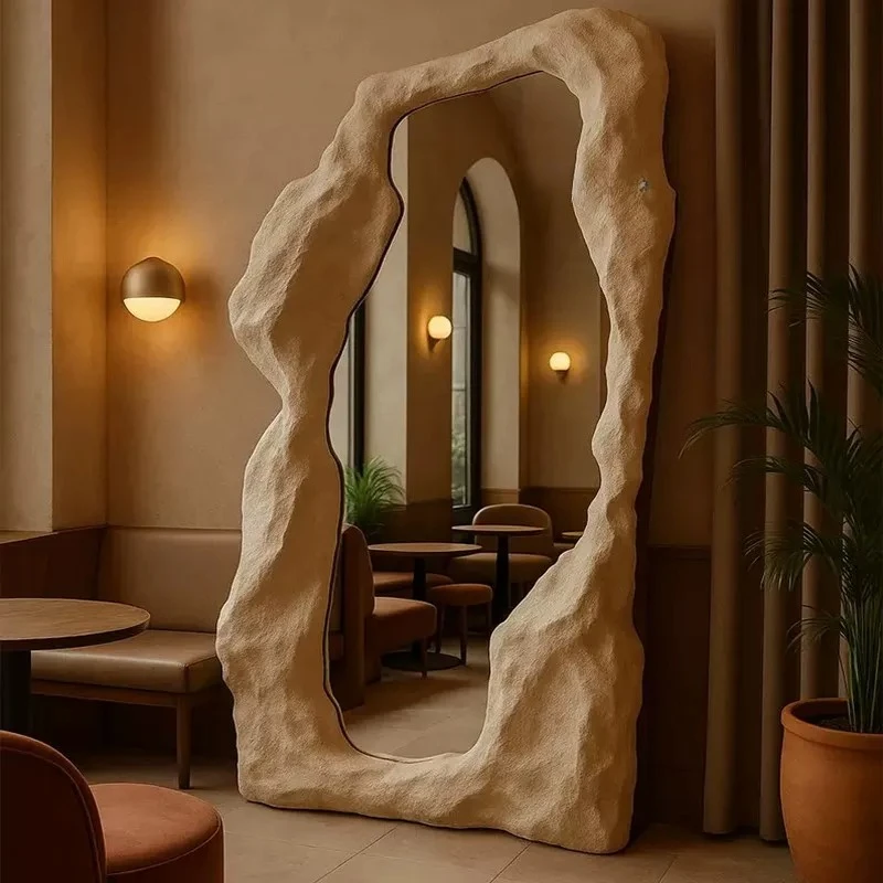 

Luxury Funky Mirror Living Room Moving Full Body Standing Girls Long Men Bathroom Bedroom Mirror Floor Espelhos Home Products