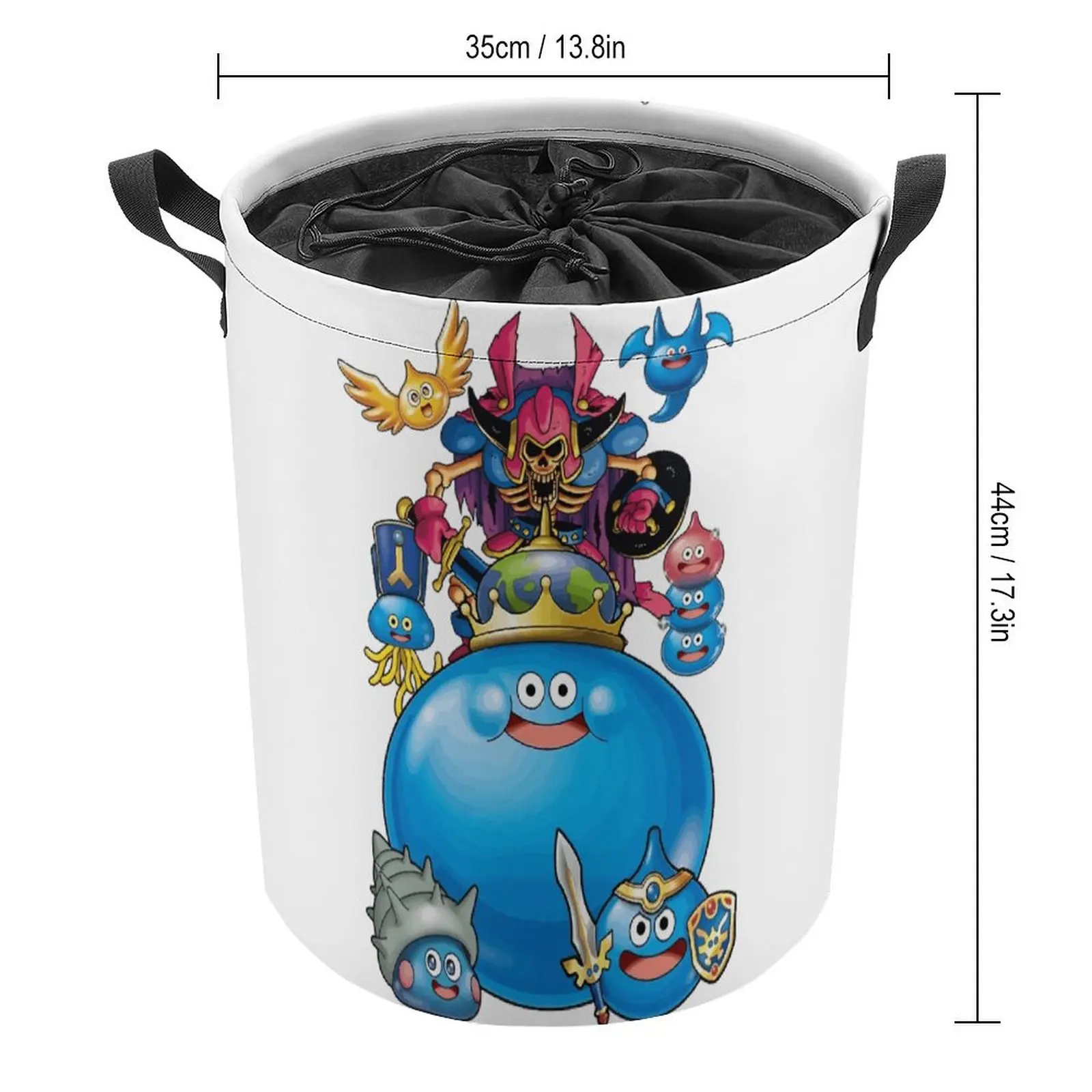 Dragon Warrior Slimes Party Dragon Quest Storage Box Laundry Basket Multifunctional Staying Books Super Soft Convenient Funny Be