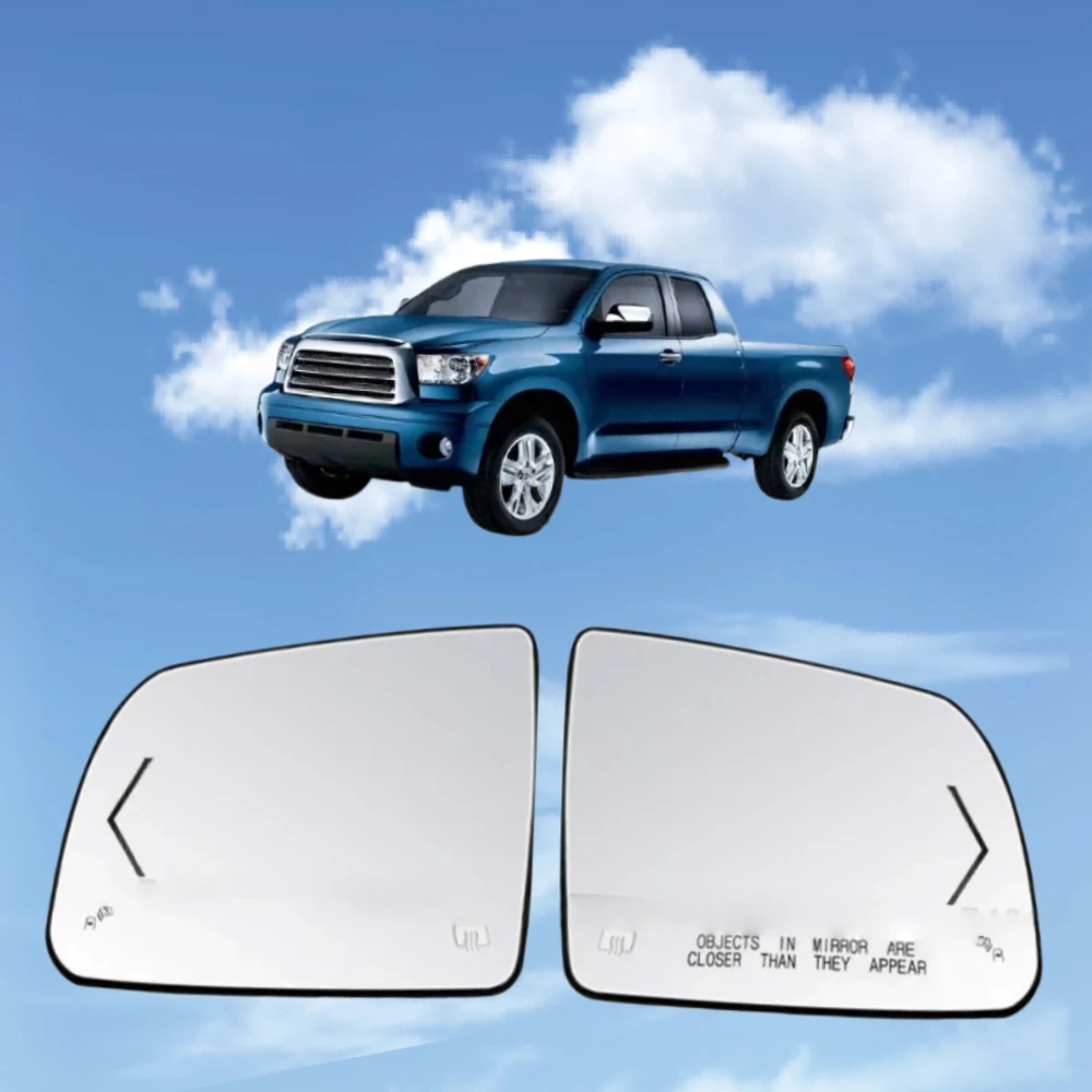 

Широкоугольное зеркало заднего вида с подогревом для Toyota Tundra Sequoia 2007-2020, автомобильные аксессуары для зеркал заднего вида с дополнительными функциями