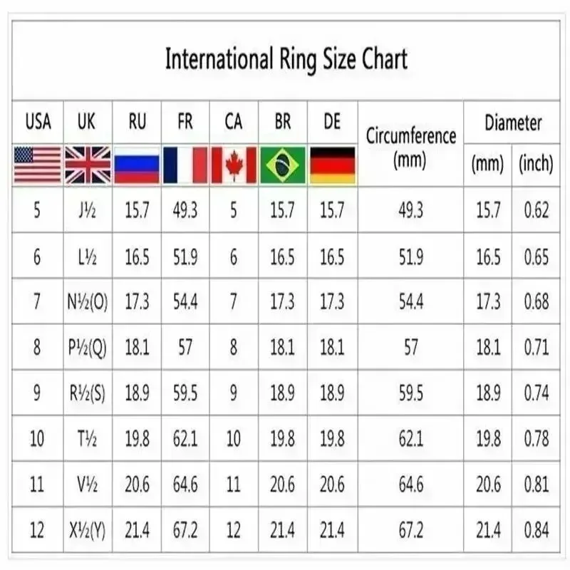 Luxury Gold Color Metal Square Red Stone Ring Fashion Party Engagement Wedding Rings for Women Jewelry