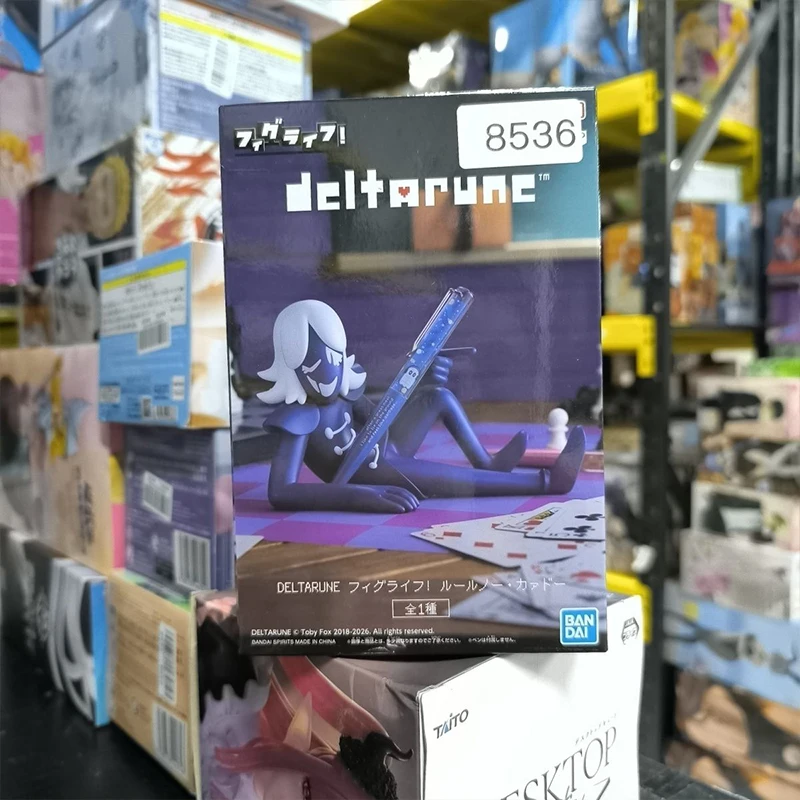 Genuine BANDAI Banpresto Deltarune FigLife! Rouxls Kaard Figure Model Original Collector Figurine Toys Christmas Gift