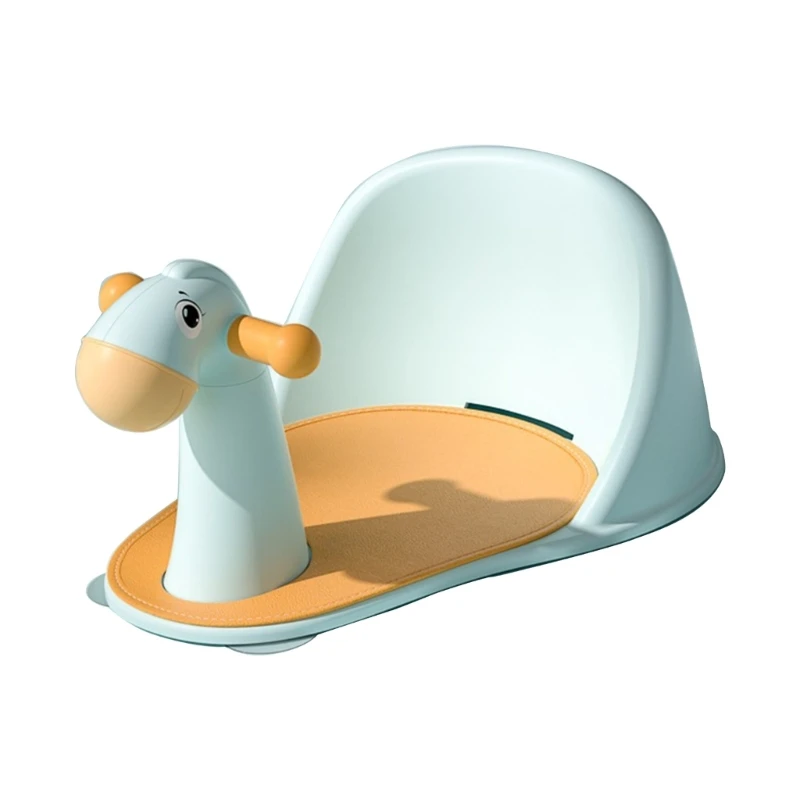 Cute Infant Bathtub Support Baby Bathing Chair Small Horse Bathing Support Adjustable Height for Babies 6 Months & Up A2UB