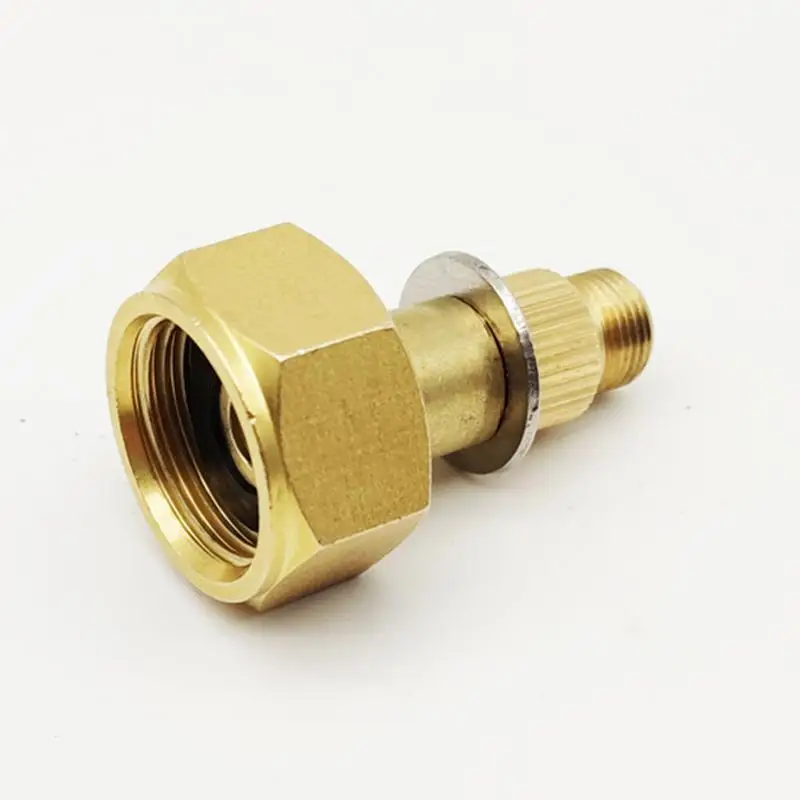 Camping Stove Head Adapter Connector Outdoor Gas Tank  Propane Tank Refill Adapter Gas Burner Conversion Head Converter Supplies