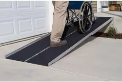 Silver Spring WCMF-12 Aluminum Multi-Fold Wheelchair Ramp -12' Long