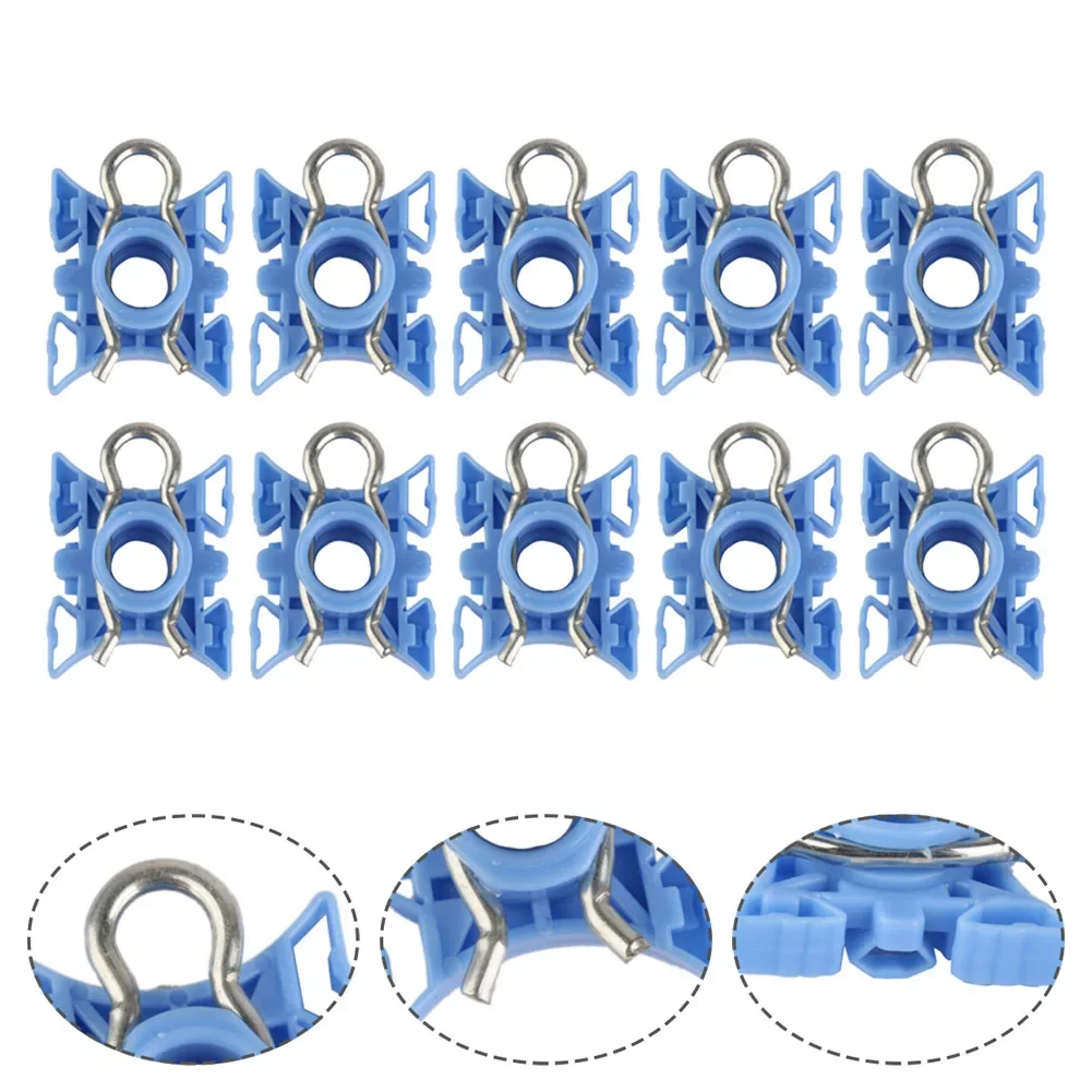 Improve Window Regulator PerFor Formance With 10X Lifter Sliding Pivot Clips For For BMW E32 E34 E36 Z4 Blue Color