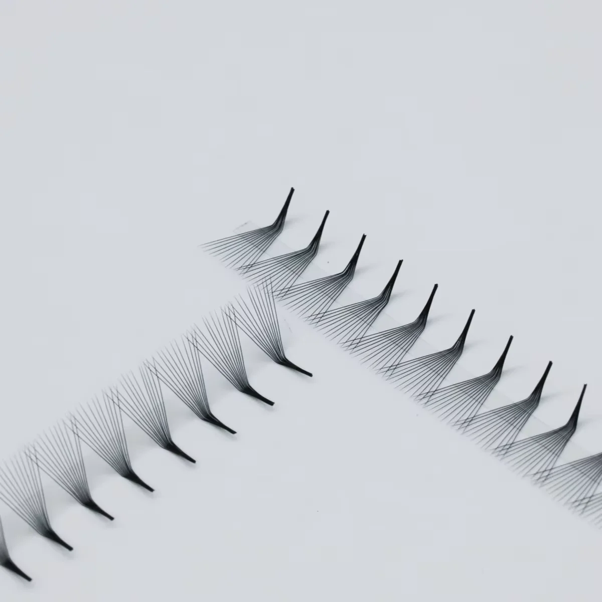 

Накладные ресницы 320X10 L Curl M Curl, готовые объемные пучки XL, тонкие пучки с заостренным основанием 6-30D для наращивания ресниц