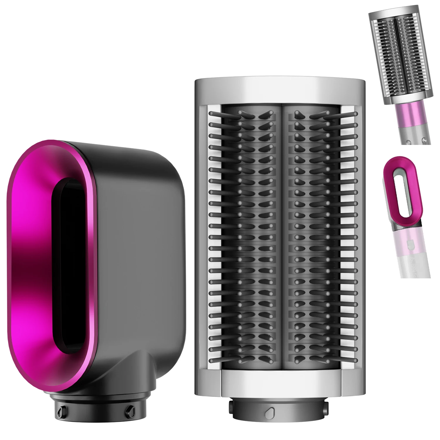 

2PCS Airwrap styling accessories: pre-styling dryer and intense smoothing brush for flawless results