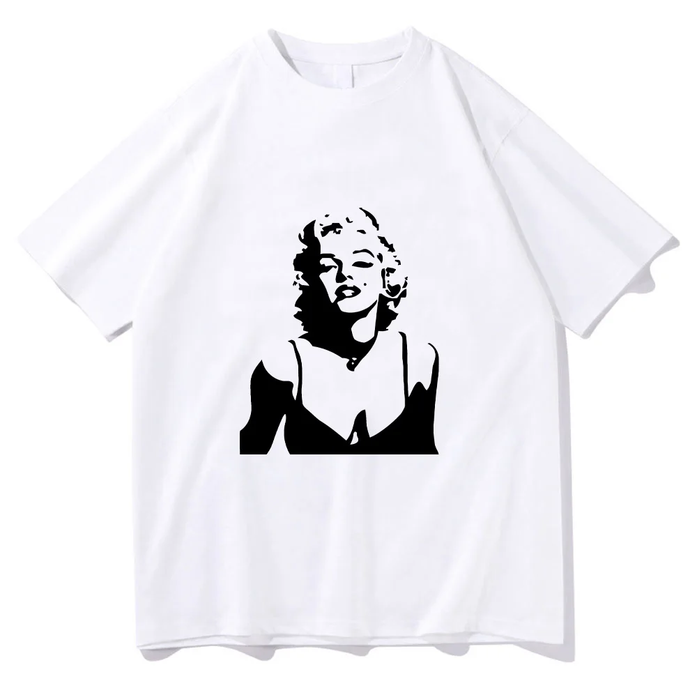 Marilynmonroe T-Shirt Voor Lente 100% Katoenen T-Shirt Funko Pop Hoge Kwaliteit Esthetische T-Shirts Ropa De Mujer O-hals T-Shirt