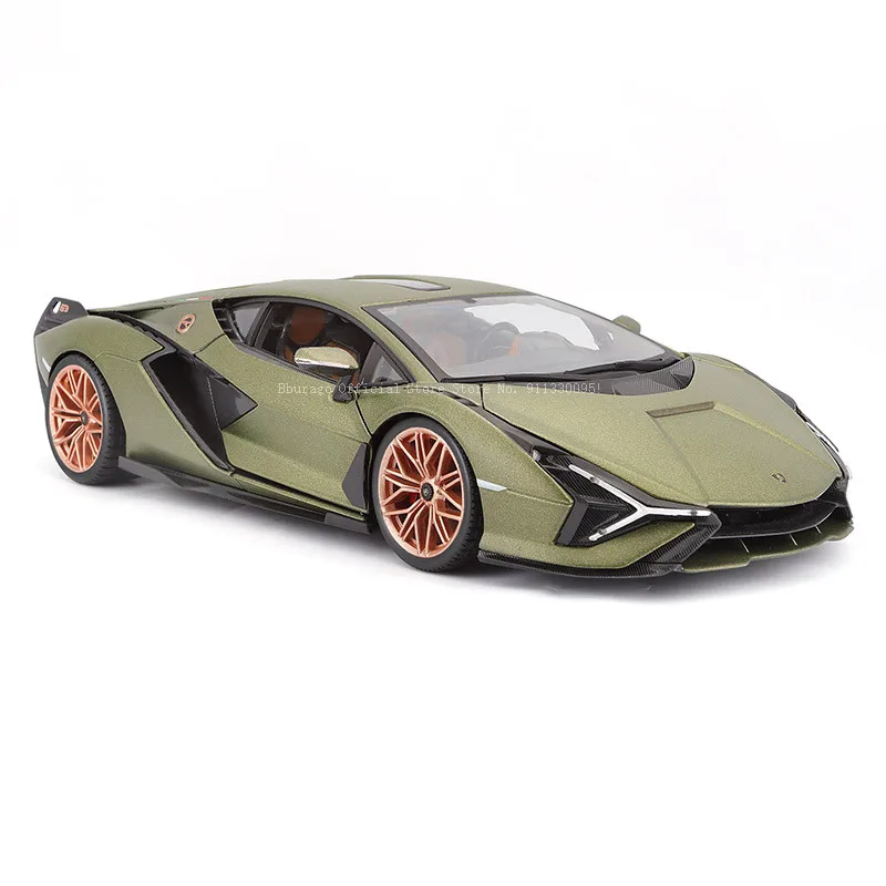 Bburago 1:18 Scale Lamborghini Sian FKP 37 Alloy Luxury Vehicle Diecast  Cars Model Toy Collection Gift