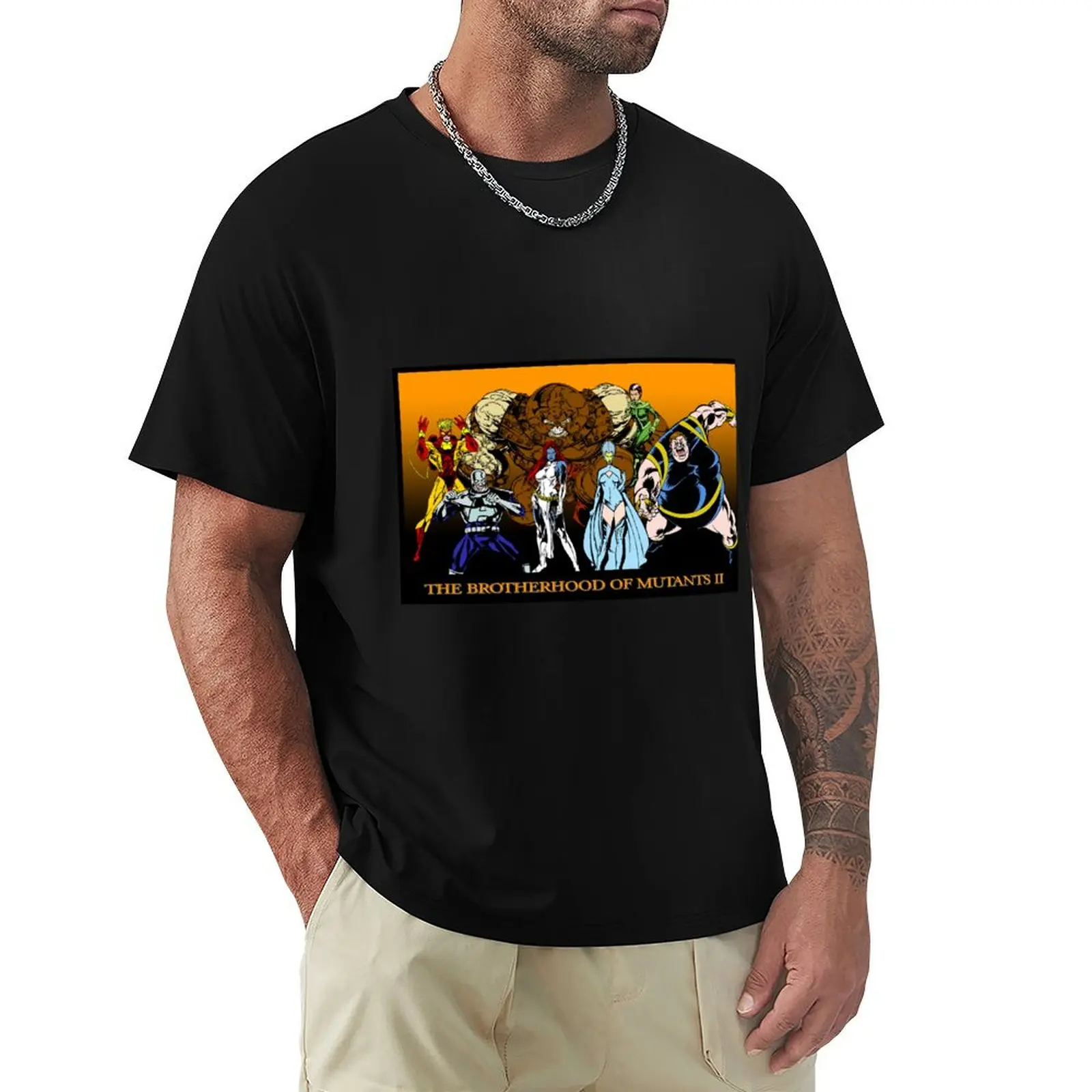 

The Brotherhood of Mutants II T-Shirt anime shirt vintage anime stuff summer shirt mens clothes
