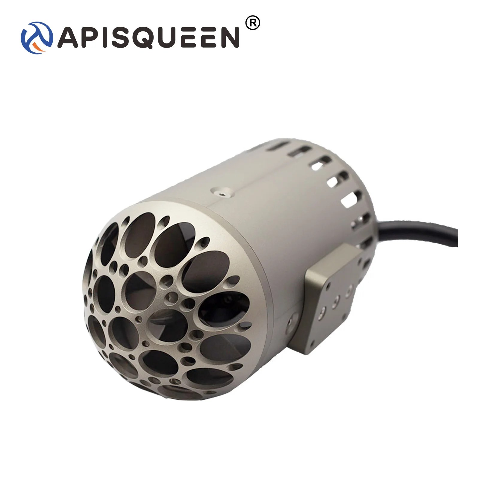 APISQUEEN X8 24V 1080W Max 7kg 250KV Inner Rotor Underwater Thruster CW CCW 100A ESC IP68 Waterproof Option