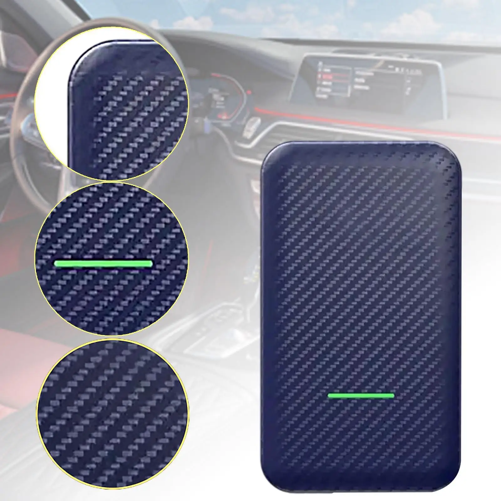 Portable Automotive Wireless Adapter Convert Wired to Wireless Plug and Play for Car Models 2016 2025