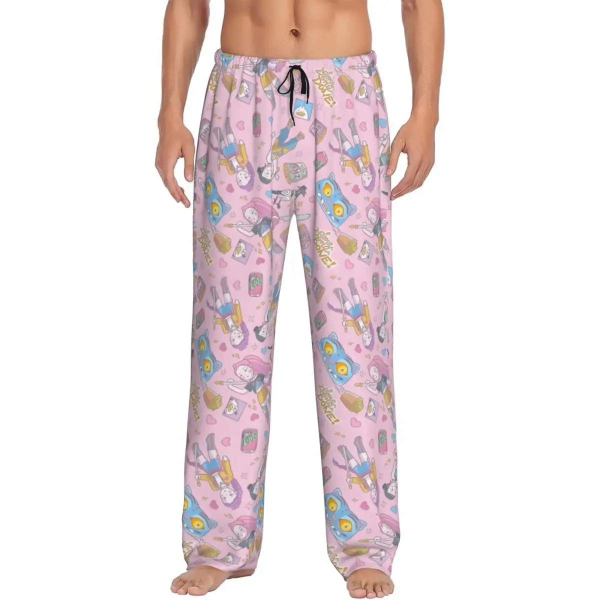 

Custom Print Kpop Hunter Demons Pajama Pants Men's Huntrix Sleep Sleepwear Bottoms with Pockets