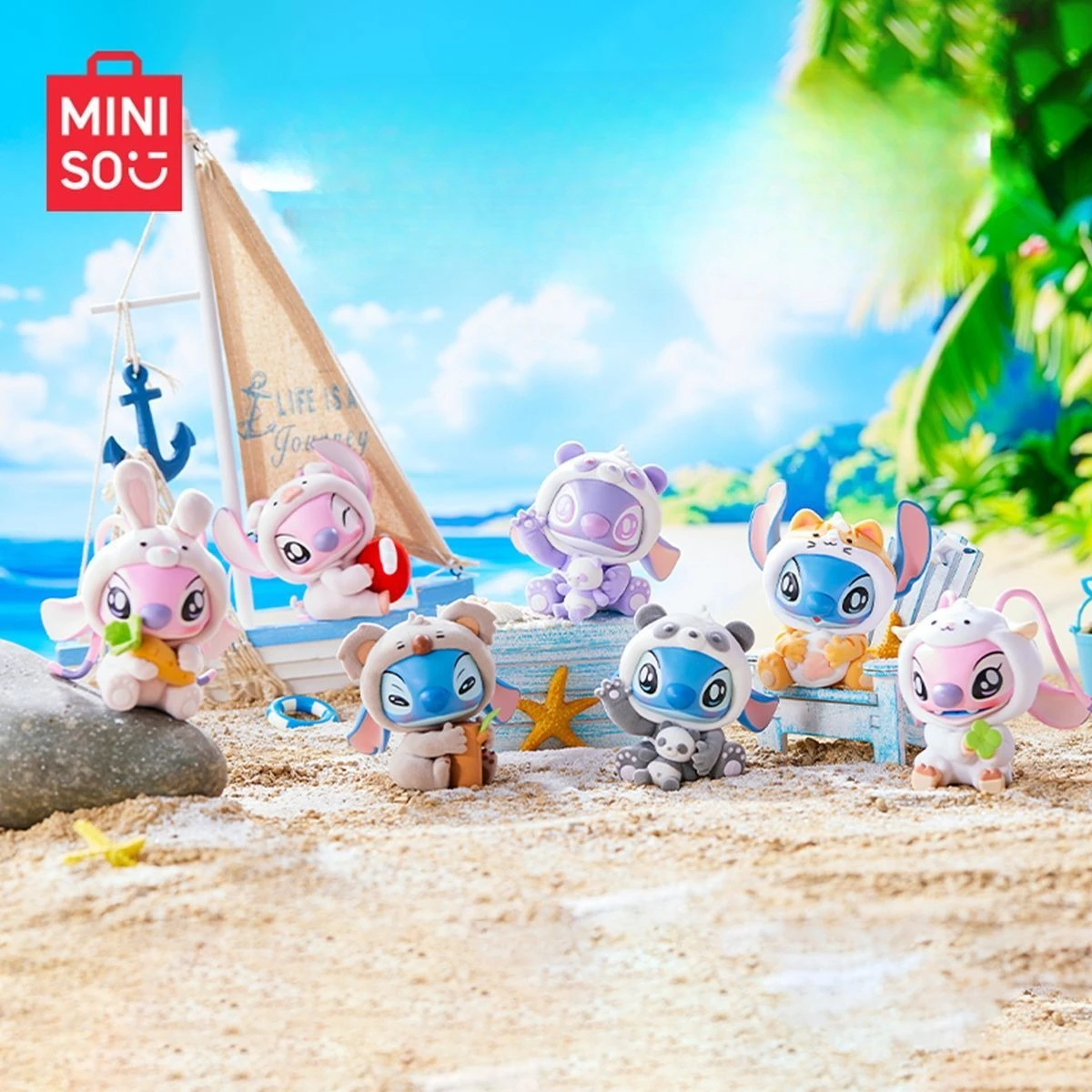 

MINISO Stitch Lilo Animal Series Blind Box Toy Cute Stitch Figure