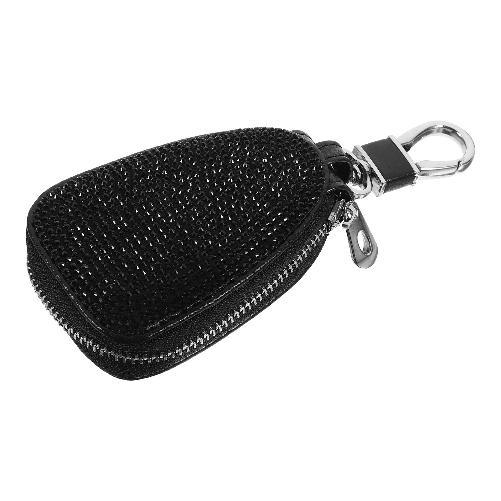 

Shiny Rhinestone Car Key Bag Premium Protective Cover Comfort Grip Scratch Proof Universal Case Container