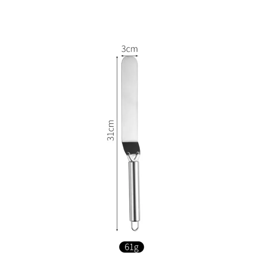 Stainless Steel Cream Spatula Curved/Straight 6/8/10 Inch Cake Spatula DIY Utensils Accessories Kitchen Pastry Cake Decor