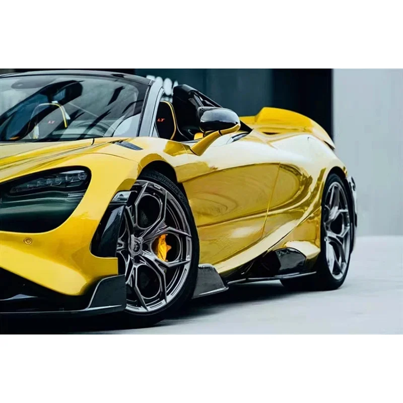 765 Style Carbon Fiber Side Skirts Extension Compatible with 720S