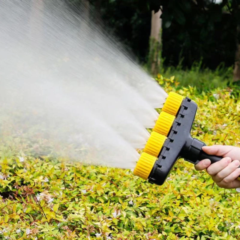 Boquilla de plástico atomizada de gran flujo para jardín, cabezal de rociador de bomba de agua, boquilla de riego de flores, aspersor agrícola