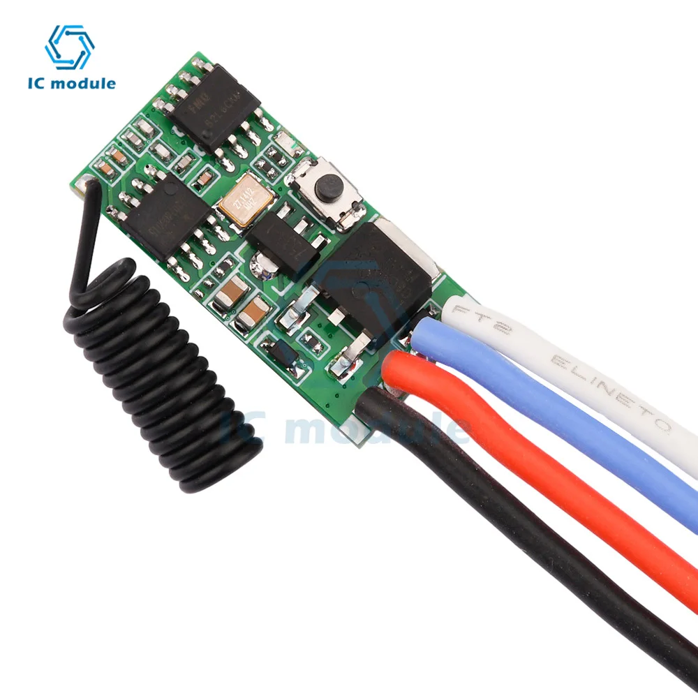 DC3.7V-24V 5A Wireless Remote Control Dc Motor Speed Controller Led Light PWM Speed Regulation Dimming Module