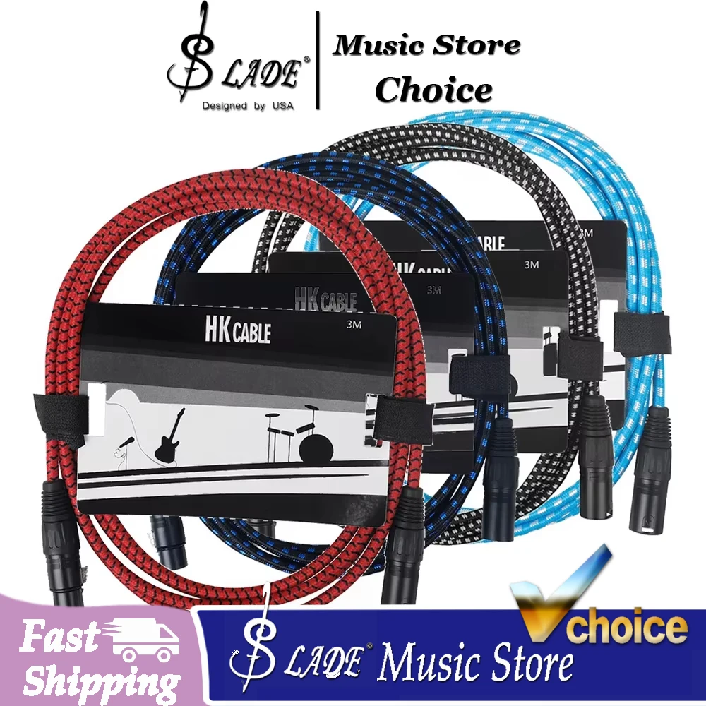 IRIN Microphone Audio Connection Iine Guitar XLR Adapters Electric Guitar Bass Noise Canceling Plucked Instruments Parts