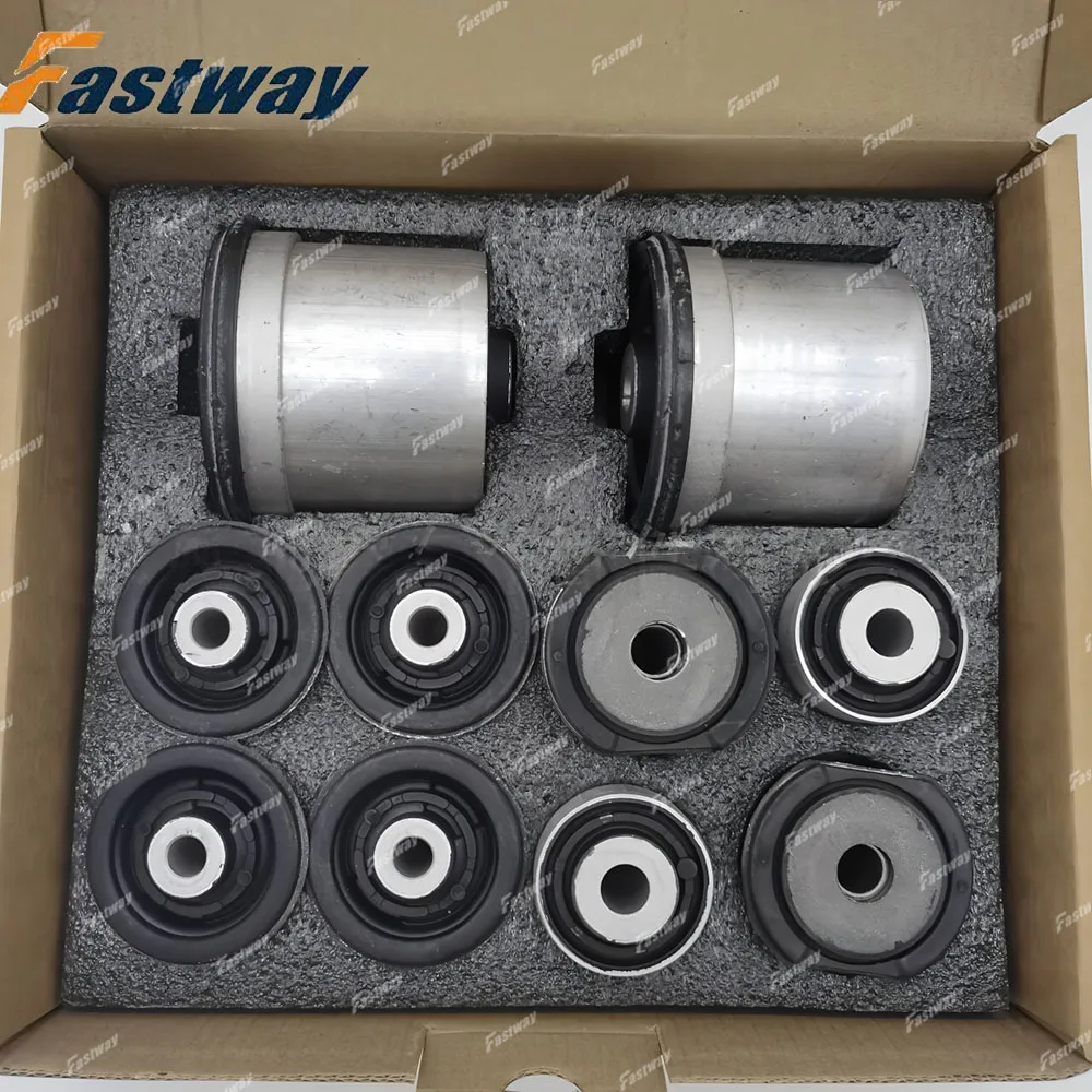 10PCS Front Upper Lower Control Arm Bushings For Porsche Panamera 970 2014-2016