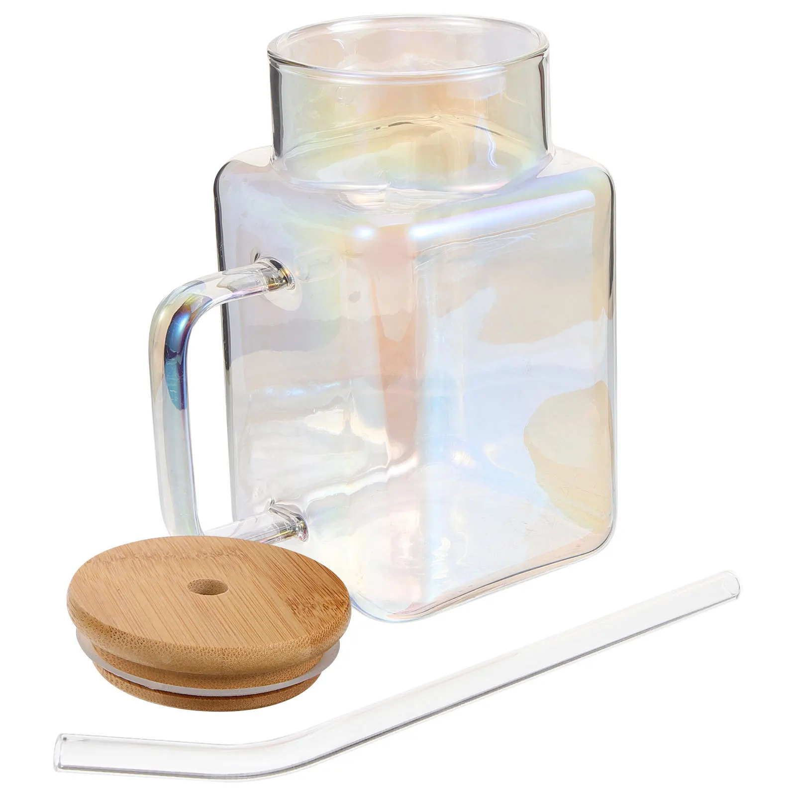 

Rays Milk Tea Cup Clear Drinking Glasses Elegant Design Multi-Function Straw Bottle Safe Reliable Home Office Use