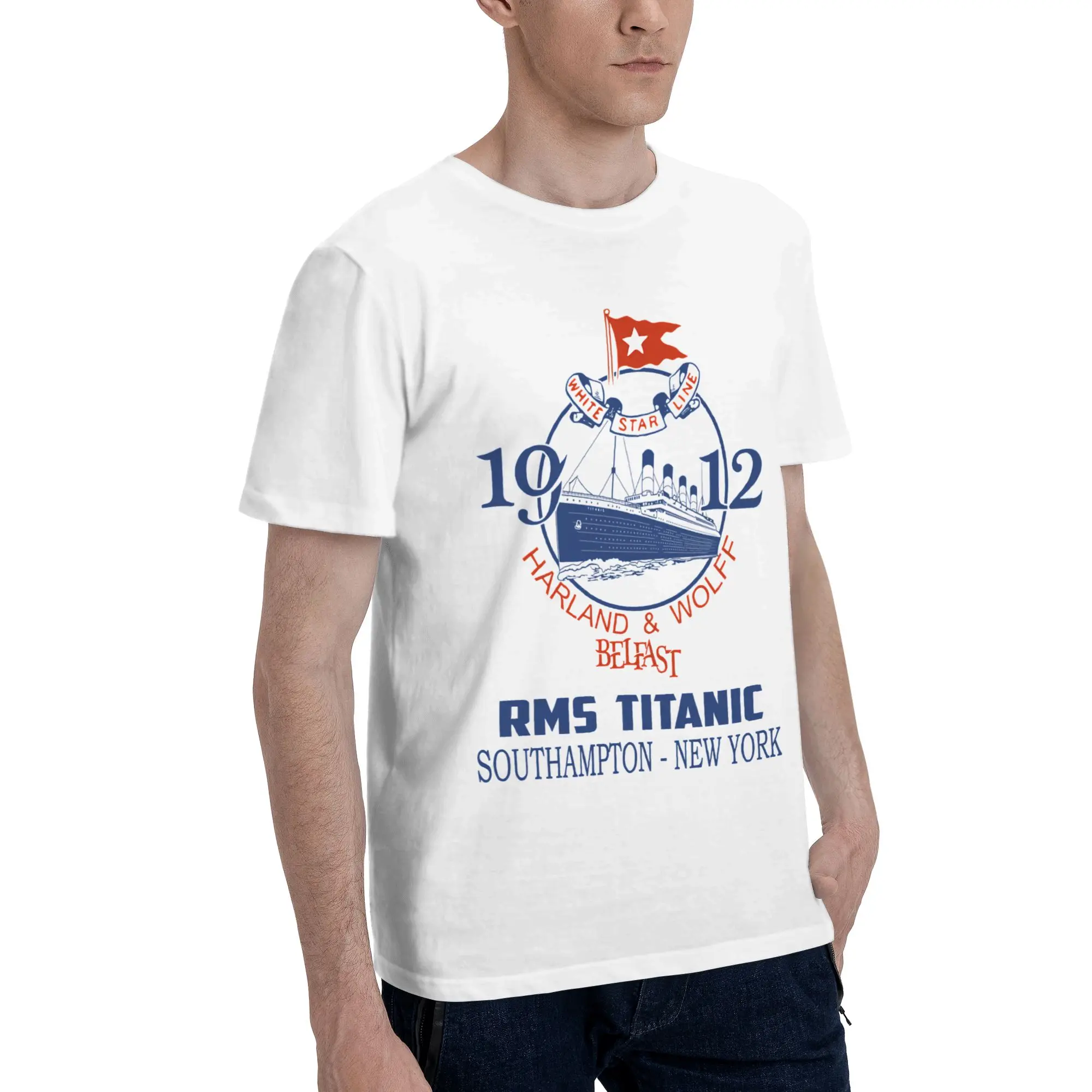 Titanic jack and rose Outfit Men Women T Shirts Cotton Tee Graphic Printed  T-shirt Clothing