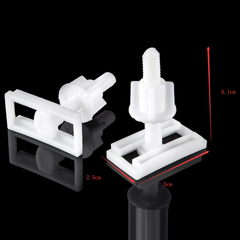 1PC Toilet Lid Hinge Repair Bolts Accessories Screws Washers Set Universal Replacement Toilet Lid Set Screws