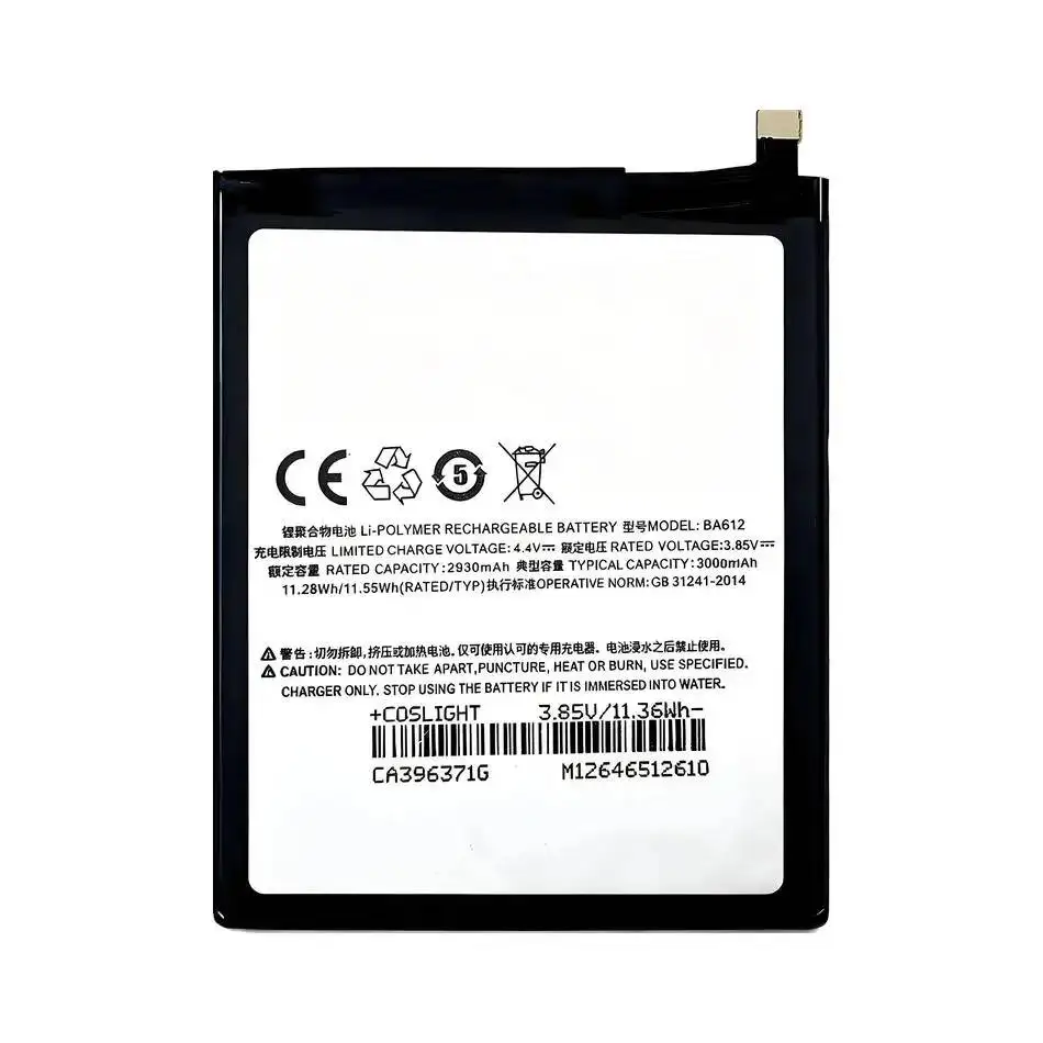 

Для Meizu Meizy 5S M5 M5S M612Q M612M 3000 мАч BA612 прочный аккумулятор для мобильного телефона высокая эффективность