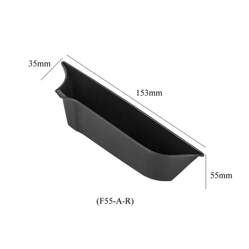 Door Side Organizer Tray Grab Handle Storage Box Handle Pocket Armrest Phone Container For Mini cooper F55 5 Doors F56 Hatchback