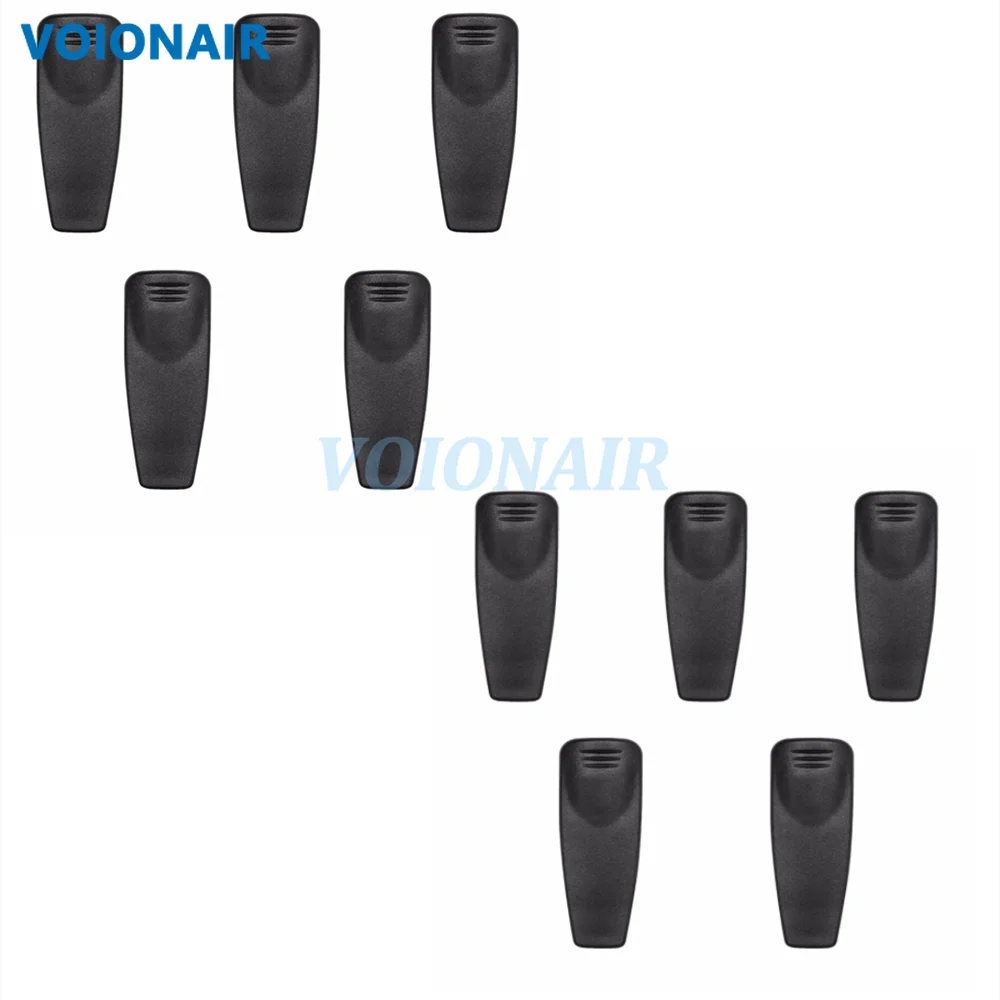 

VOIONAIR 10pcs Walkie Talkie Belt Clip HLN9844 For HT750 HT1250 GPP340 GP360 GP380 GP328 GP329 GP338 Portable Two Way Radios