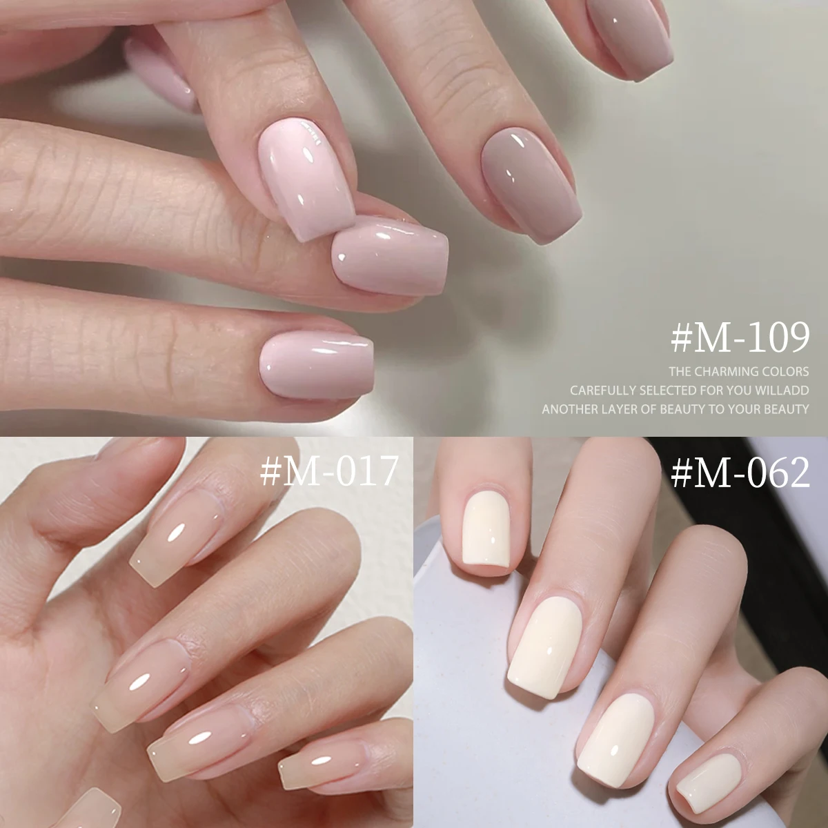 6 個の円筒ボトルレザーパウダーセット-新しいアイス透明ヌードピュアホワイトミルクアプリコットレザーパウダー春と夏付き