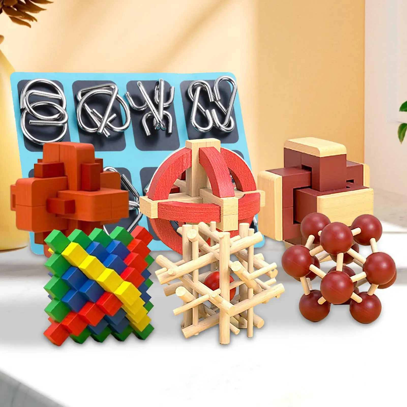 Gry logiczne, łamigłówki, zabawki edukacyjne, zabawki intelektualne dla chłopców i dziewcząt, wczesna edukacja, rozwój umiejętności logicznych.