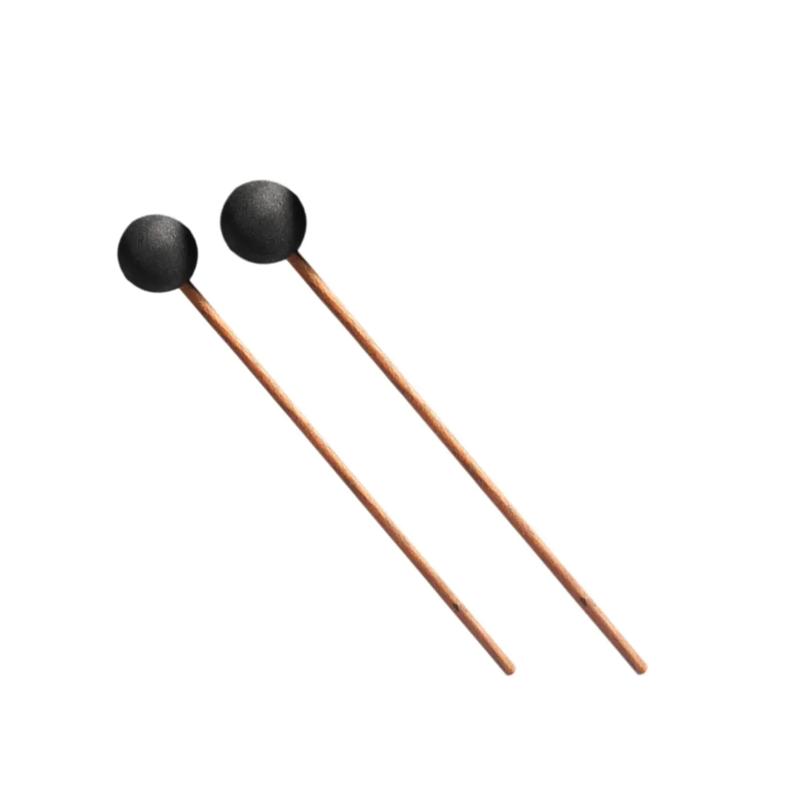 Friction Gong Mallet Walnut Wood Soft Bass Resonant Acoustic Stick for Meditation Sessions