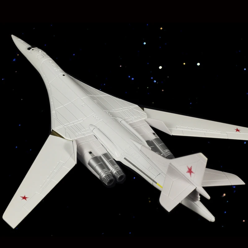 JASON TUTU 1/200 Scale TU 160 Alloy Model Diecast Russian Tu-160 Fighter White Swan Bomber Military Aircraft Model Drop shipping