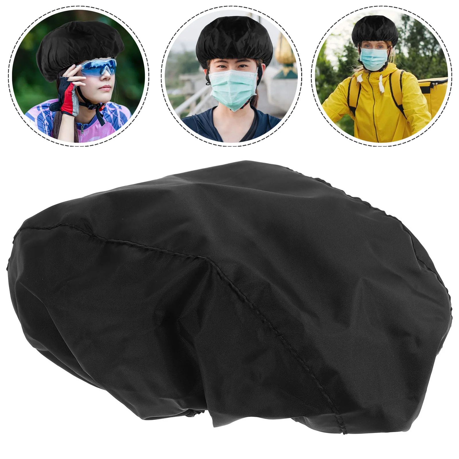 

Bike Cover Black Waterproof Windproof Breathable Cycling Rain Outdoor Ride Gear Durable Protector