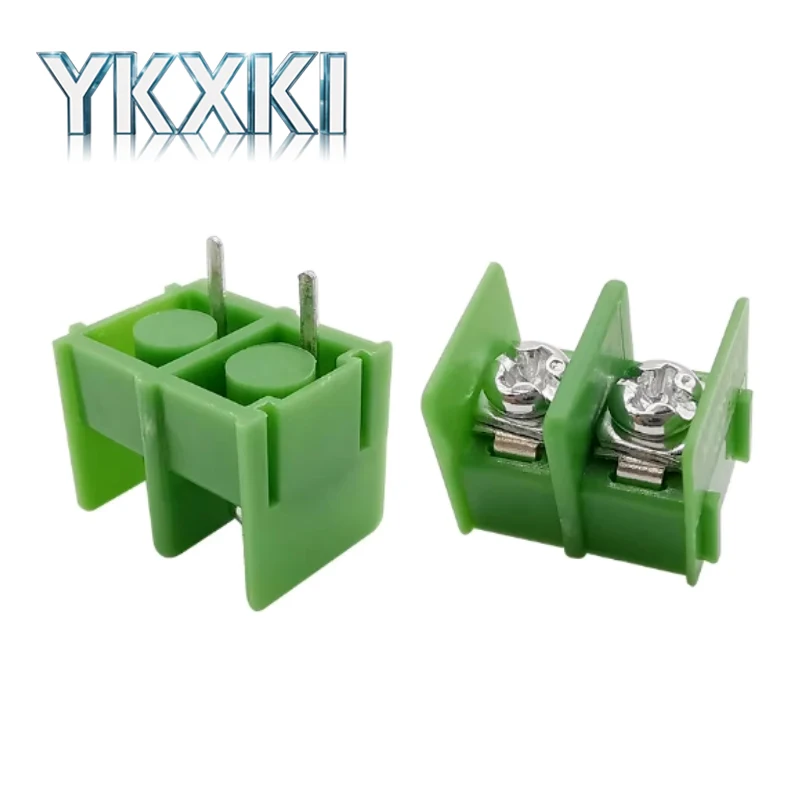 10pcs KF7.62 2P 3P 4Pin Can be Spliced Screw Terminal 7.62mm Pitch PCB Pluggable Terminal Block Connectors Connector Black Green