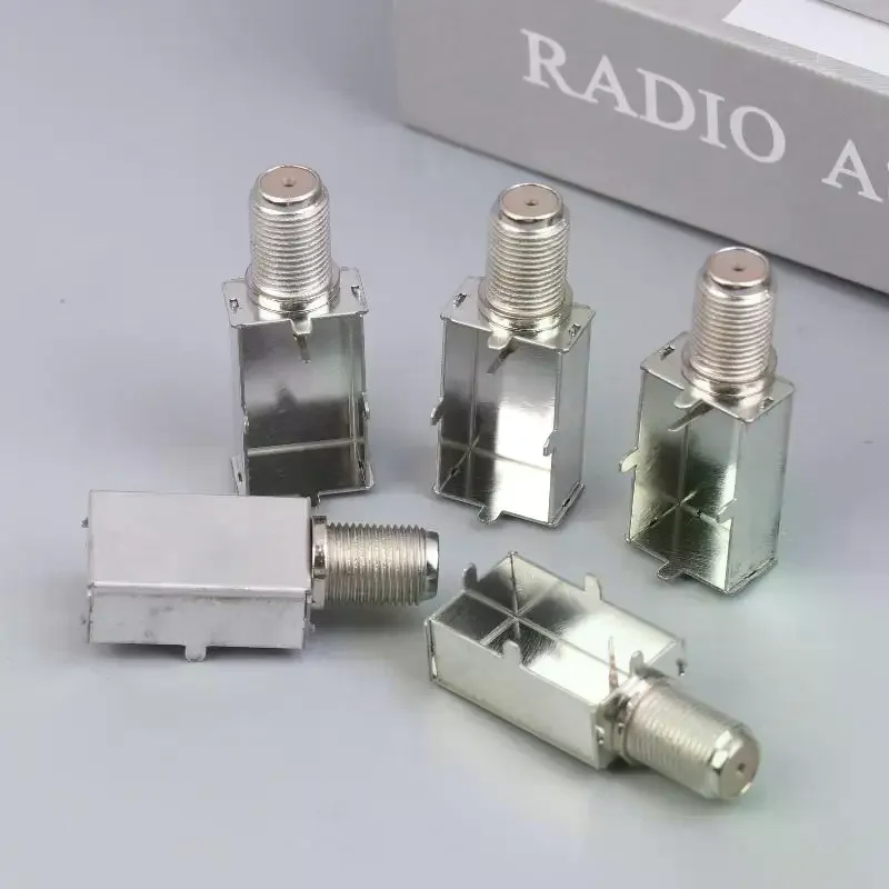 5/10Pcs M Shielding Box Coaxial Cable Connector IF 2414F With Integrated Imperial Threaded Connector High-Speed Data Transfer