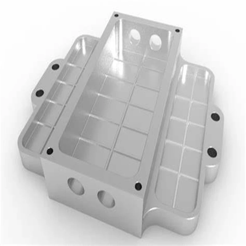 CNC Machining, Customized Aluminum Alloy Precision Machining, Multi-Hole Industrial Box, Grid Structure Box