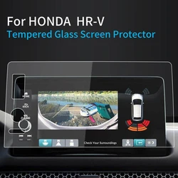HR-V 중앙 콘솔 대시 보드 강화 유리 보호 필름 2022 Honda HRV 화면 보호기 2023 용 네비게이터 보호